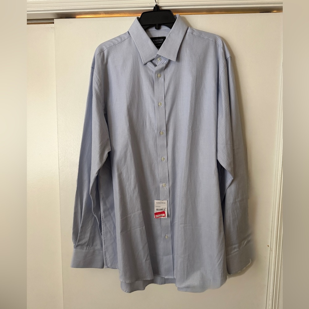 NWT Nordstrom Men's Shop Dress Shirt 17 1/2, 36-37